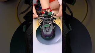 Different Shoe Lacing Styles  😱 Shoelace Hacks shoelaces bestshoes womensshoes bestfootwear [upl. by Ruhtra]