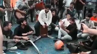 Amazing street song by indian college group dulhe ka sehra remix song using clapbox cajon [upl. by Pevzner]