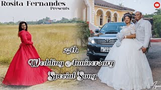 25th Wedding Anniversary Special Song l By Rosita Fernandes [upl. by Queri]