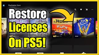 How to Restore Licenses on PS5 amp Fix Playstation Store Purchases Unlock Games [upl. by Tito]