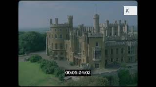 1970s Aerials Raby Castle Belvoir Castle UK [upl. by Joung]