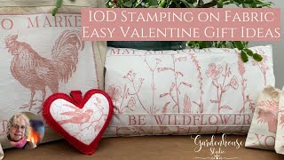 IOD Fabric Stamping 4 Amazing Diy Projects [upl. by Tally448]