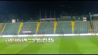 Ancona Cesena squadre in campo [upl. by Leeke182]