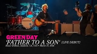 Green Day Father To A Son Live Debut House Of Blues  March 19 2024 [upl. by Isabea]