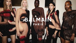 Balmain Womens Spring Summer 2025 Fashion Show [upl. by Alexina180]