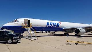 N873SJ  Skybus Jet Cargo DC873F reactivation  Kingman AZ [upl. by Obola]