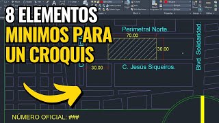 👉 CROQUIS DE LOCALIZACIÓN en un Plano Arquitectónico ▶ ¿Que Información Debe Contener [upl. by Onfre]