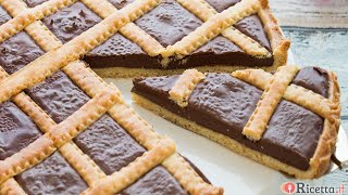 Crostata alla Nutella che rimane morbida  Ricettait [upl. by Nnael]