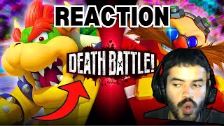 BOWSER VS EGGMAN DEATH BATTLE REACTION [upl. by Urba780]