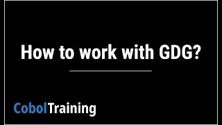 zOS  How to work with GDG [upl. by Goeger491]