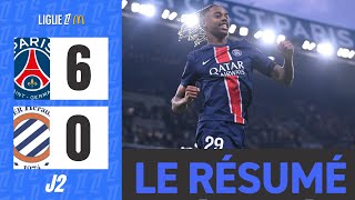 PSG  Montpellier  60  Le Résumé  Ligue 1 202425 [upl. by Beebe895]