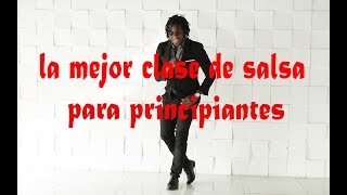 Como Aprender a bailar SALSA  Pasos para Principiantes 1 [upl. by Llerroj]