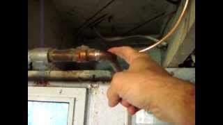 How to Hook Up a Water Line to Your Refrigerator  Part 2 Copper Coil [upl. by Almallah]