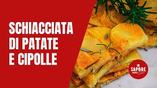 Schiacciata di patate e cipolleRICETTA [upl. by Adara393]