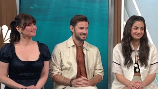 Chyler Leigh Evan Williams amp Sadie LaflammeSnow on ‘The Way Home’ fan theories  New York Live TV [upl. by Vinna207]