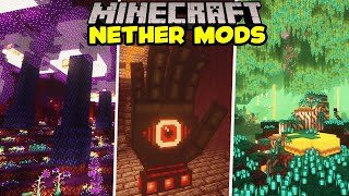 6 MODS QUE MELHORAM O NETHER DO MINECRAFT 116  117 [upl. by Atinel]