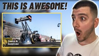 British Guy Reacts To What is NHRA Drag Racing Top Fuel and Funny Car [upl. by Hamfurd887]