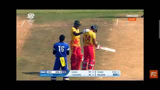 Zimbabwe vs Gambia highlights Zimbabwe highlights [upl. by Boyse]