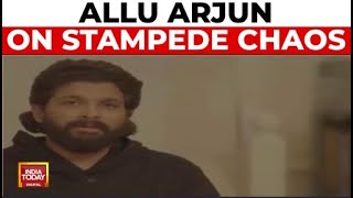 Allu Arjun Breaks Silence On Pushpa 2 Premiere Stampede Offers Rs 25 Lakh Support  India Today [upl. by Ahseila772]