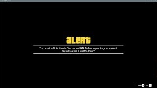 GTA Online Modders Cant Use Their Money Insufficient Funds Error [upl. by Irama]