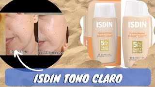 ISDIN fusion Water Magic  TONO CLARO [upl. by Bibeau421]