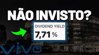 CRESCIMENTO COM DIVIDENDOS  VIVT3 AÇÕES DA VIVO VALE A PENA INVESTIR AÇÕES DE DIVIDENDOS [upl. by Toshiko]