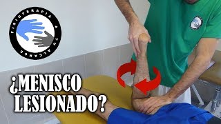 ¿Rotura de menisco 2 test para saber si tu menisco esta lesionado [upl. by Ativla780]