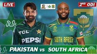 PAKISTAN vs SOUTH AFRICA 2nd ODI Match LIVE COMMENTARY CAPE TOWN  PAK vs SA ODI MATCH LIVE  SA 2 [upl. by Yrannav94]