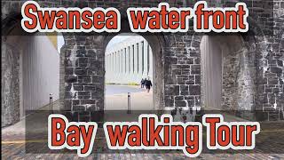 Explore Swansea’s Waterfront A Scenic Walking Tour Along the Bay wales UK [upl. by Nelyk]