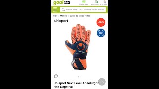 Site Goalinn tradeinn é confiável Unboxing luva Uhlsport absolut Grip [upl. by Mail]