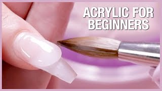 💅🏼Acrylic Nail Tutorial  How To Apply Acrylic For Beginners 🎉📚 [upl. by Cherri]