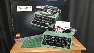 Lego Ideas 21327  Typewriter  Speed Build  lego legospeedbuild legoideas [upl. by Ymmij]