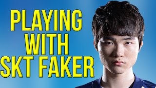 Playing With SKT Faker [upl. by Inail950]