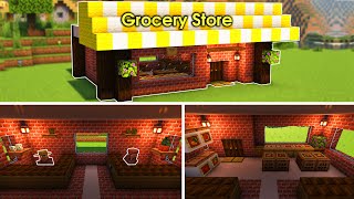 Minecraft  Easy Grocery Store Tutorial [upl. by Eaver585]