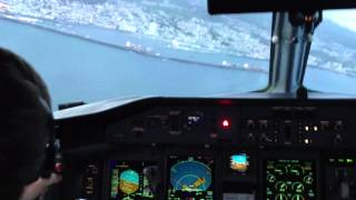 SATA Q400 Ponta Delgada Approach and Landing [upl. by Faludi]