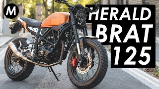 Herald Brat 125 Review 2020s Best Looking Learner Bike [upl. by Gibson]