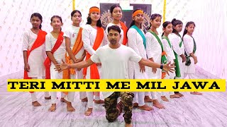 song teri mitti me mila jawa 15august independenceday dance trending song video bollywood [upl. by Nifares554]