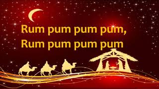 Little Drummer Boy by Pentatonix Lyrics [upl. by Brunhild629]