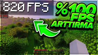 Nasıl 300FPS Alıyorum Minecraft Fps Arttırma [upl. by Henriha329]