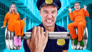 Nerd Vs Jock Become Cop Funny Situations If Students Were in Jail by Crafty Hype [upl. by Kennith7]