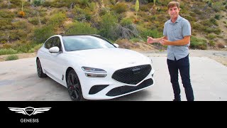 2022 Genesis G70 Review and Test Drive with ThatDudeinBlue  Genesis USA [upl. by Kirrad]