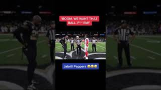 New York Giants DB Peppers Coin Toss Celebration is EPIC [upl. by Arral]