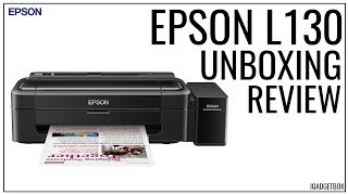 Epson L130 Unboxing and Setup [upl. by Eletnahs375]