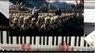 The Last Goodbye The Hobbit Battle of the Five Armies  Piano [upl. by Bram337]