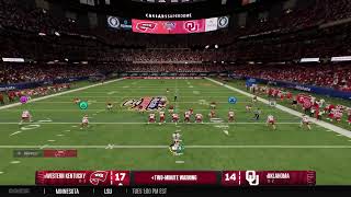 Sugar Bowl Western Kentucky vs Oklahoma [upl. by Serena]