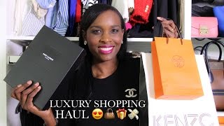 Luxury Shopping Haul  Saint Laurent  Hermès  Kenzo amp Louis Vuitton [upl. by Yellas375]