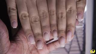 TUTORIEL💅🏽  REMPLISSAGE GAINAGE SUR ONGLES NATURELS  EFFET LICORNE [upl. by Leal]