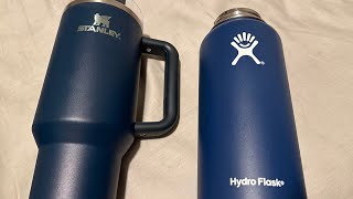 STANLEY Quencher H20 FlowState Tumbler VS HYDRO FLASK wide mouth [upl. by Onida]