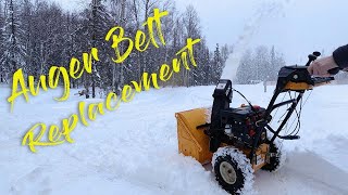 Snow Blower Belt Replacement [upl. by Kettie]