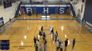 Boonville High School vs Versailles High School Womens Varsity Volleyball [upl. by Einnep885]